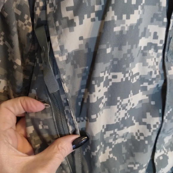 M R camo jacket army gen 3 soft shell army issued full zip Sz XL - Picture 11 of 14